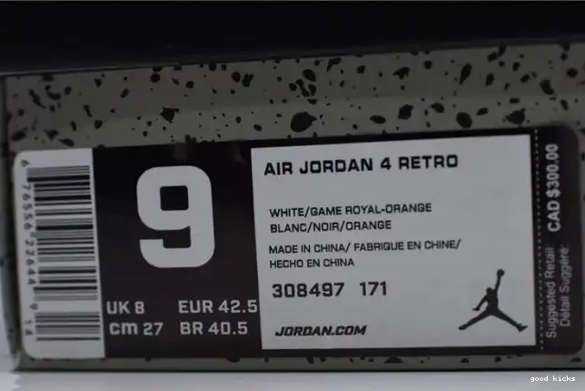 Cheap 4 Air 308497-171 Crimson-Royal Blue Jordan White Bright 0325